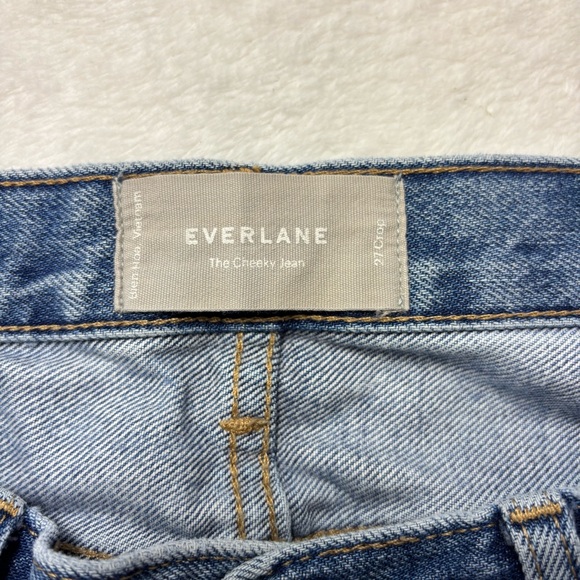Everlane Women's Straight Leg Blue Jeans size 27 crop - Picture 5 of 13